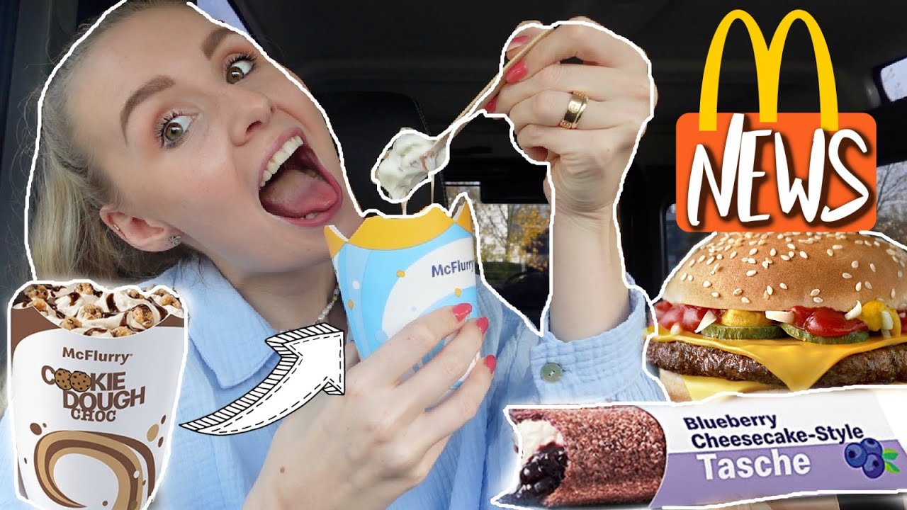 MC DONALDS hat SÜßE NEWS! 😋 Mc Flurry Cookie Dough, Blueberry Cheesecake Tasche & MEHR! 🍫😍