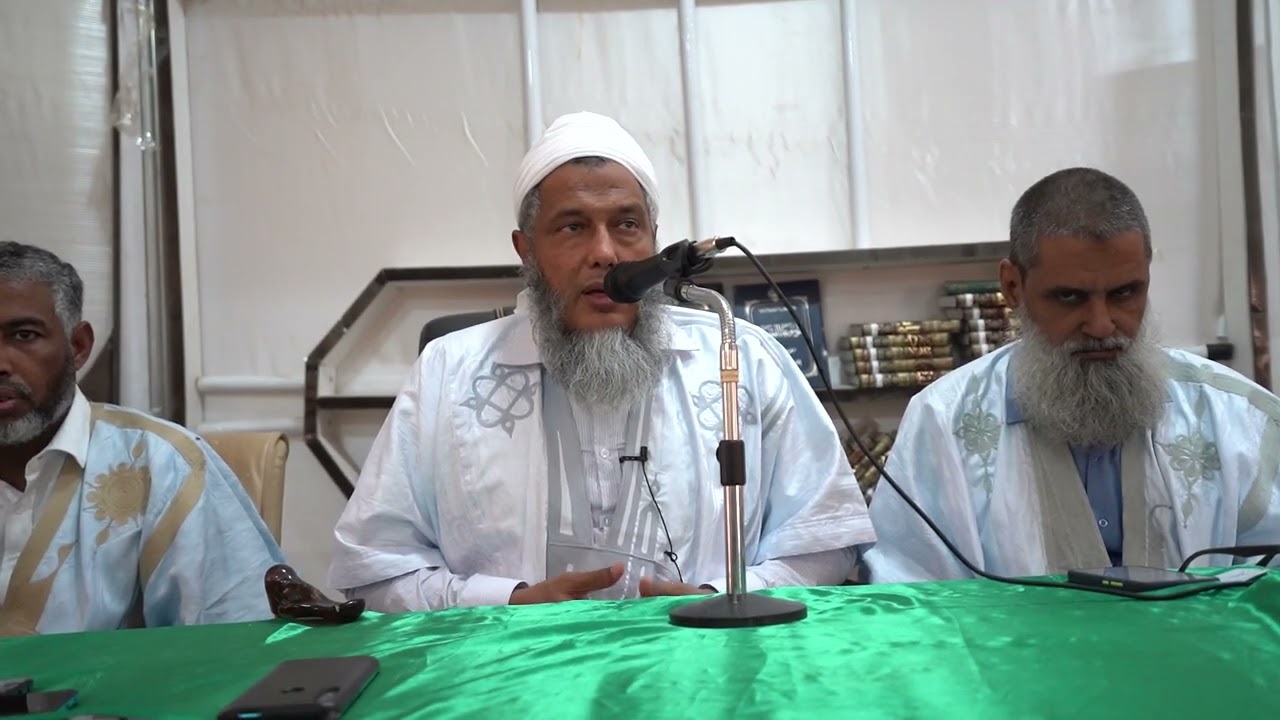 مقاصد الشريعة لقاء الشيخ الددو مع طلاب مرحلتي التخصص والجامعة بمركز تكوين العلماء