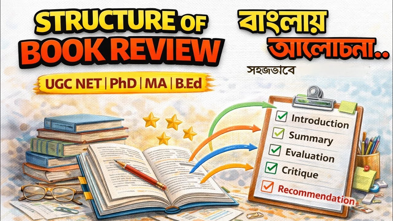 Structure of Book Review|Research Unit|Bengali Explanation 