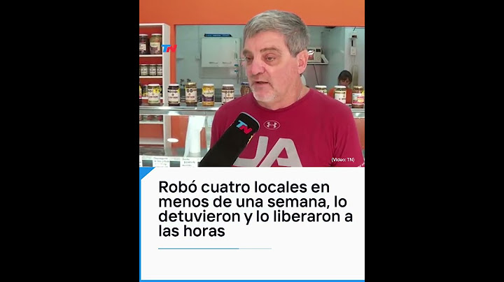 "NI A LA COMISARÍA FUE" I Un ladrón fue detenido tras robar cuatro negocios en menos de una semana