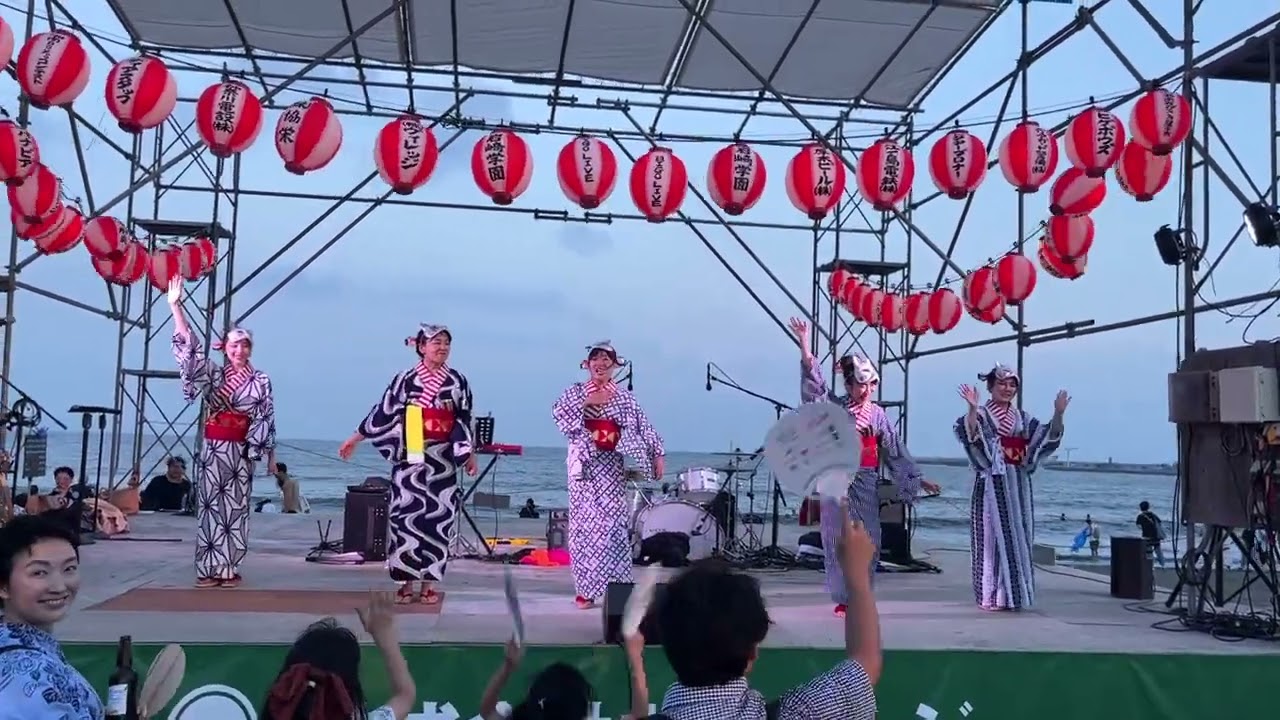 えのぼん2023.8.19.盆女 盆踊りパフォーマンス - YouTube