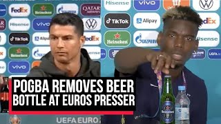 After Ronaldo’s Snub, Pogba Removes Beer Bottle at Euros Presser | Cobrapost screenshot 5