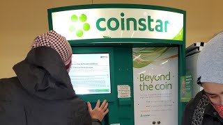 coinstar machine experience at safeway |How to change coins into cash | #kiosk #ofw #julietaba