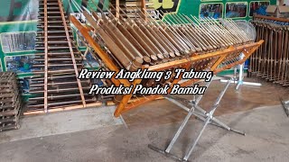 Review angklung 3 tabung 🔥 produksi pondok bambu 👀 angklung Banyumasan