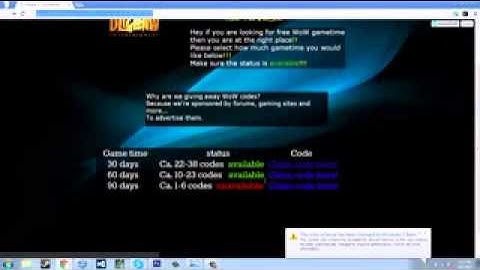 World of Warcraft free game time code generator Tutorial Download updated 2014