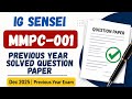 MMPC 001 Solved Question Paper Dec 2025 IGNOU Previous Year Question Paper MMPC 001 Solved Question Paper Dec 2025 IGNOU Previous Year Question Paper