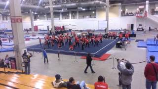 Flash Mob Chicago Style Gymnastics Meet 2013