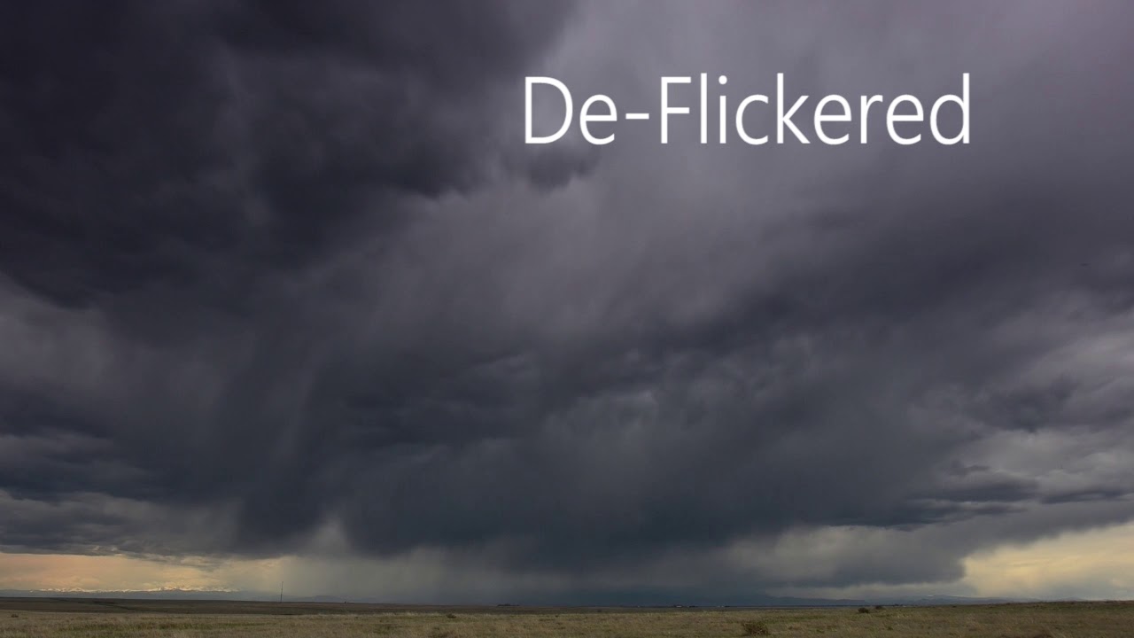 Test of the TLDF software for deflickering timelapse video