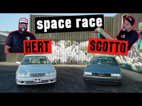 Do You Wanna Go?? Hert vs Scotto Slow Car Drag Race #spacerace (DTB 013)
