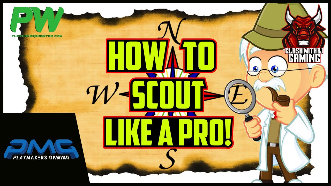 How To Scout A Base For QC Hogs I Playmakers Gaming I Clash With AJ