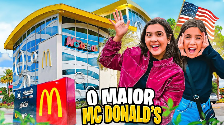 TEM UM PARQUE DENTRO DO MAIOR MC DONALD’S DO MUNDO *FOMOS CONHECER !