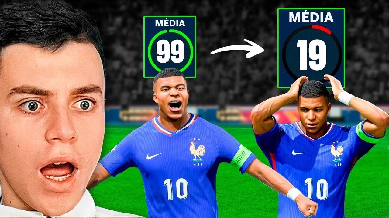 FIFA, mais les stats sont toutes inversées