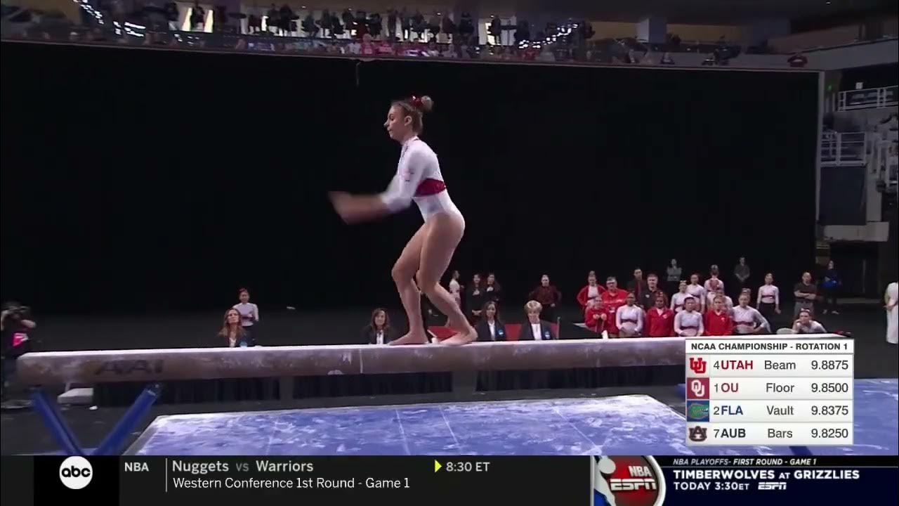 Grace McCallum (Utah) Beam 2022 National Championship Final 9.8750