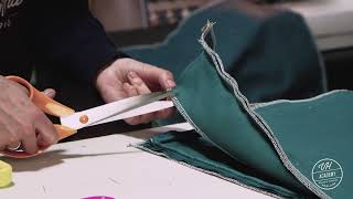 How to make a professional Box cushion | Master Soft Furnishers | Victoria Hammond screenshot 5