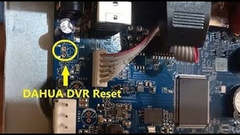 Dahua DVR password reset XVR4B08