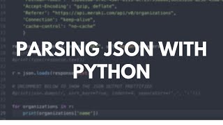 Json Parsing In Python || Iterate Over Json Array in python || Json Library in Python
