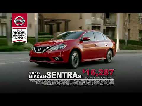 Nissan Of Lawton 2018 Model Year End Savings Youtube