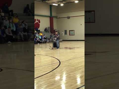 Tristin Vinson - On a Plain (nirvana cover) | Handley Middle School talent show