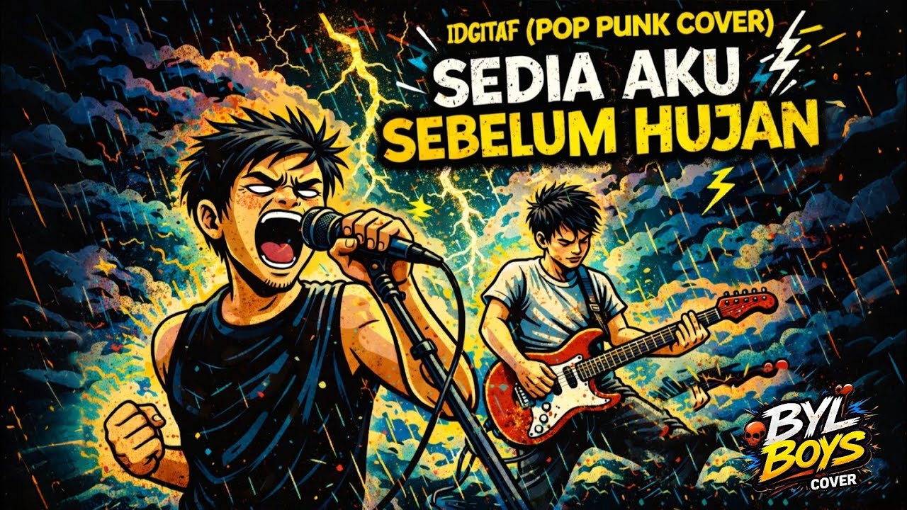 🎸 Sedia Aku Sebelum Hujan – Idgitaf (POP PUNK COVER) | BYL BOYS