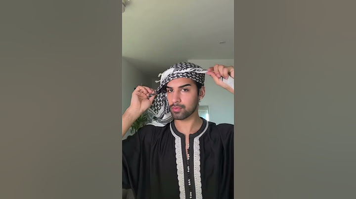 Keffiyeh/Shemagh tutorial! #muslim #islam