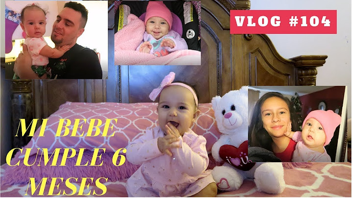 MI BEBÉ CUMPLE 6 MESES 👶❤ VLOG #104