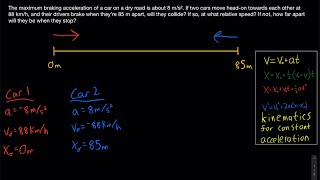 1D Motion Example 2