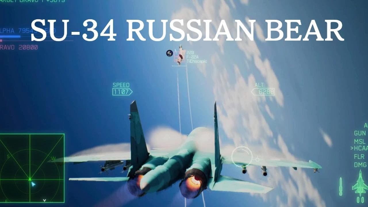 ACE COMBAT 7 | SU-34 RUSSIAN BEAR