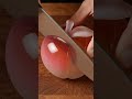 Slicing peach ASMR #satisfying