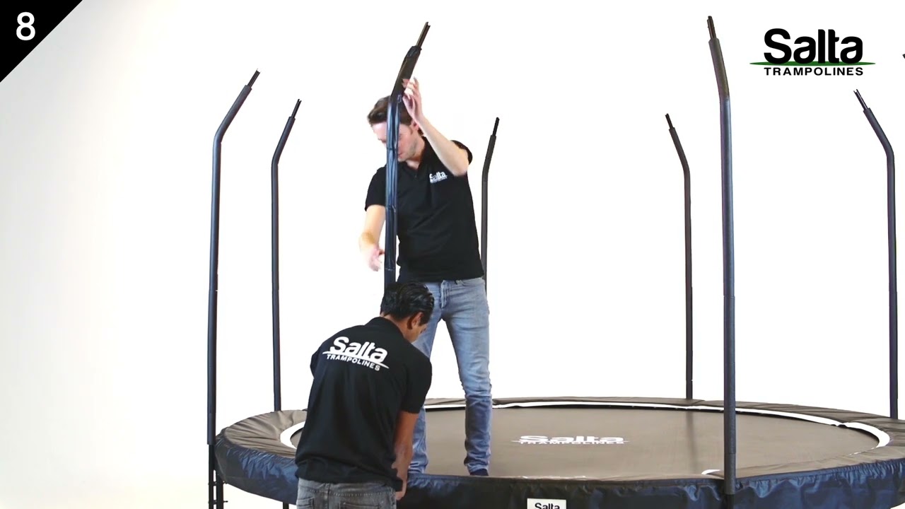Salta Premium trampolin samlevejledning - YouTube