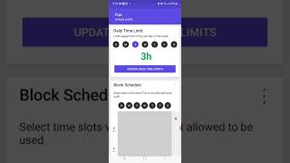 Set up screen time at device, category or app level for Android using Kids Place Parental Control screenshot 4