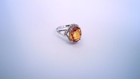 Nhẫn nam đính đá Ruby - Nhẫn nữ đính đá Citrine