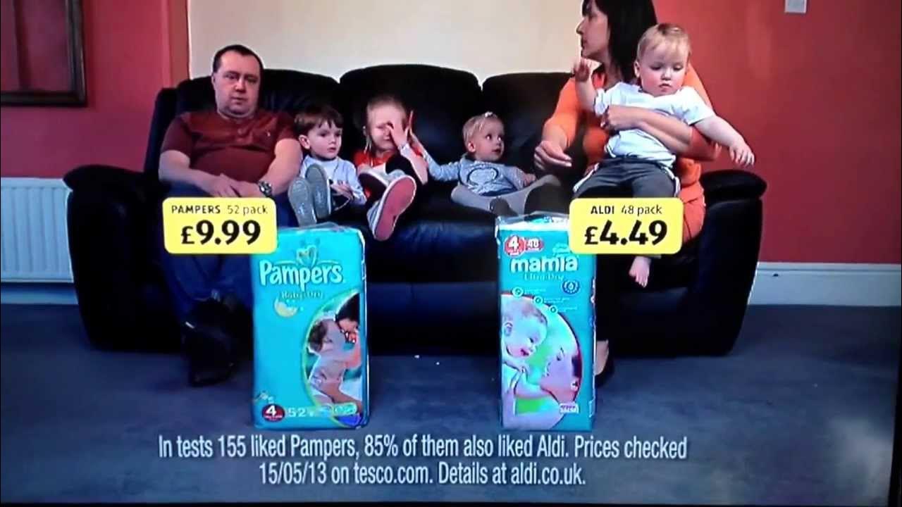 Aldi nappies advert 2013 YouTube