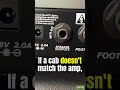 Match impedance on your tube amp!!!! #metalguitar #metalhead