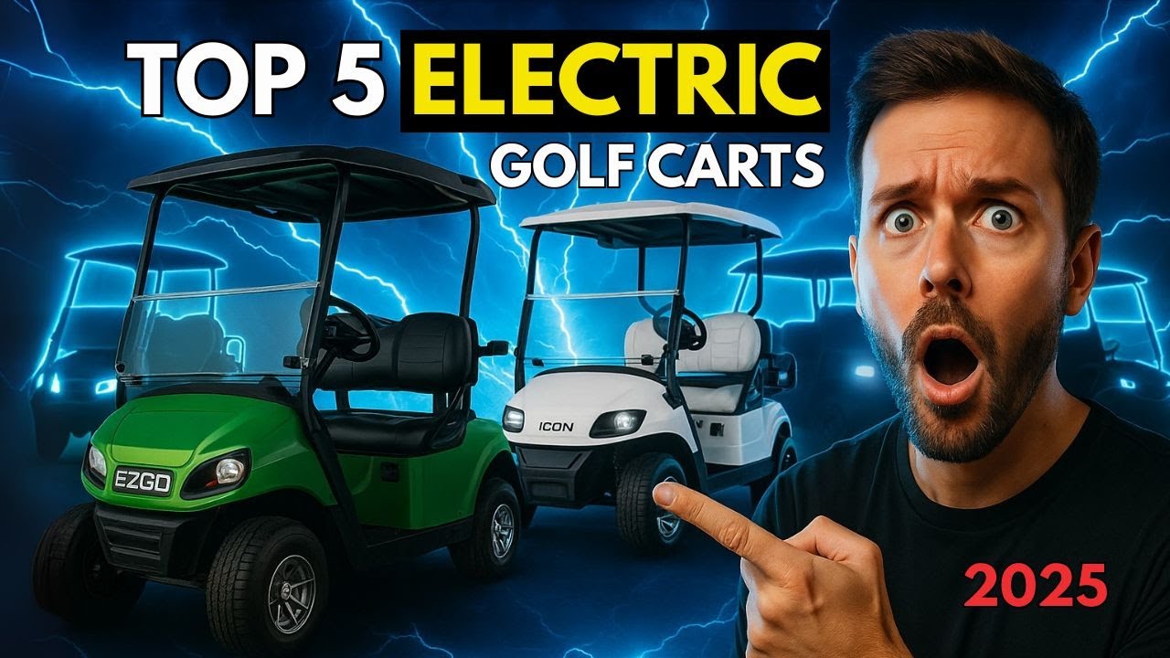 Top 5 Electric Golf Cart Brands Ranked in 2025