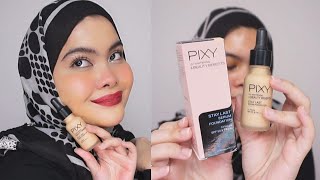 Review Pixy Stay Last Serum Foundation || Shade 04-Golden Tan