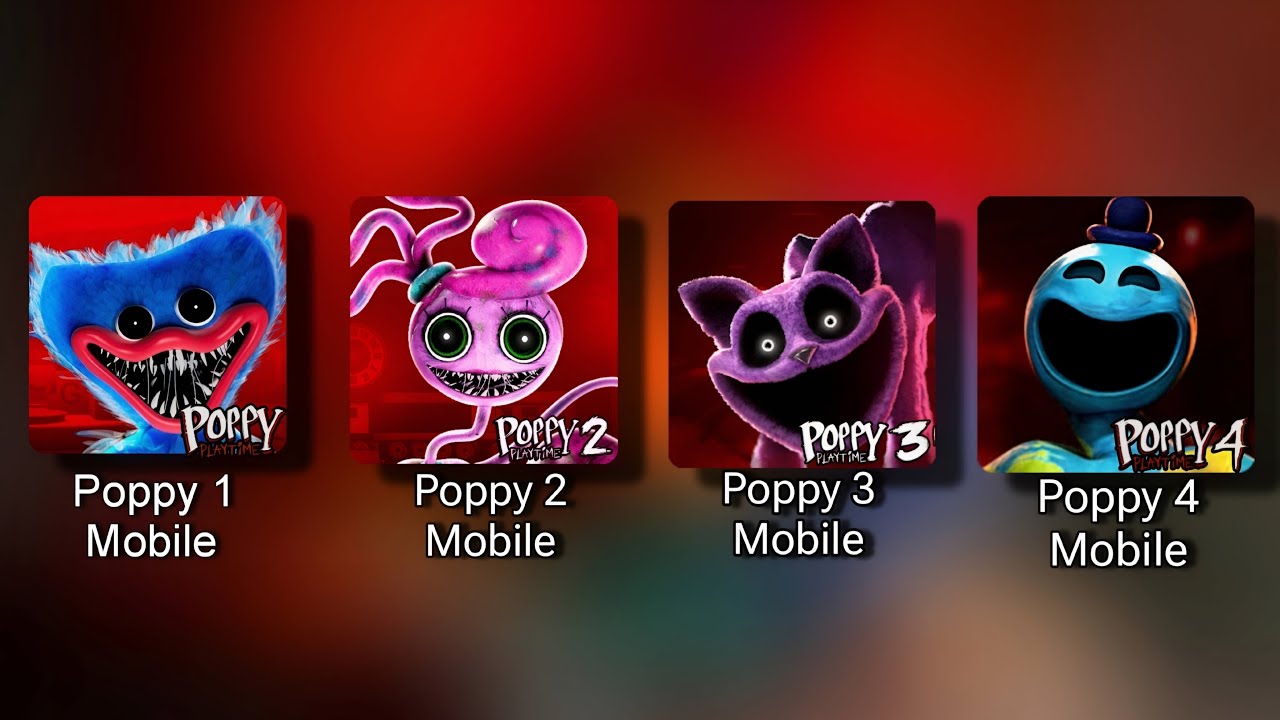 dấu play POPPY PLAYTIME Chapters 1-4 Mobile Full Gameplay (Every Ending + Secret) iOS/Android ✅100%