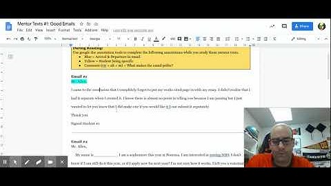 How to Annotate in Google Docs