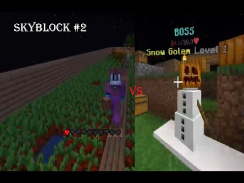 Skyblock The Big Boss Fight Cubecraft Skyblock Highlights Youtube