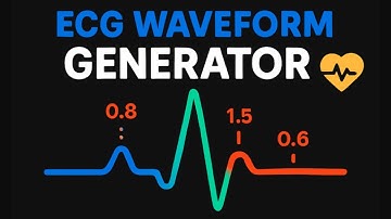 ECG Waveform Generator: Real-time Biomedical Data Visualization & Analysis