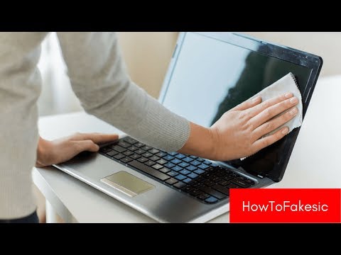 How to clean a Laptop screen