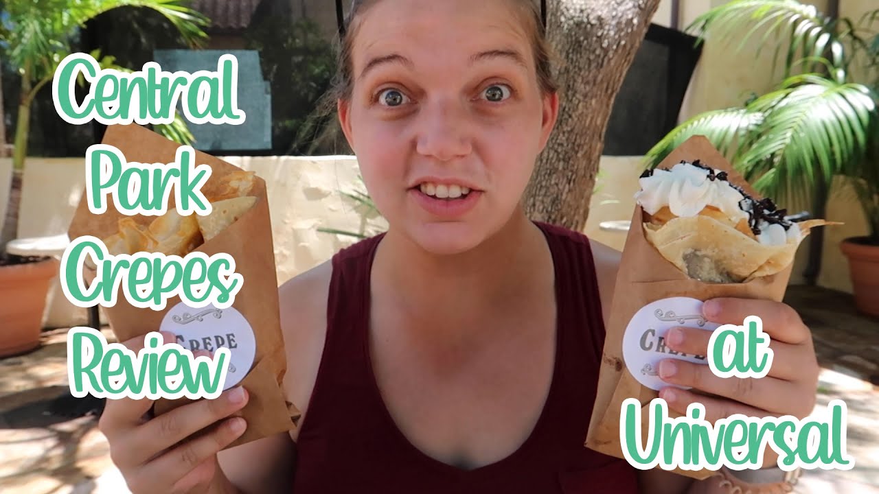 Central Park Crepes Review! at Universal Orlando Resort
