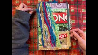 Monopoly Gameboard Junk Journal #flipthroughfriday