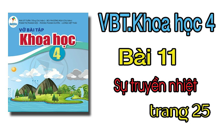 Giải vở bài tập khoa học lớp 4 vietjack