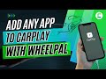 Add any app on apple carplay with wheelpal