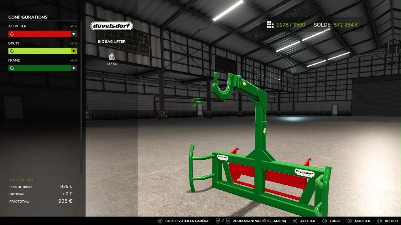 FS25 : Mod Duevelsdorf Big Bag Handler - YouTube
