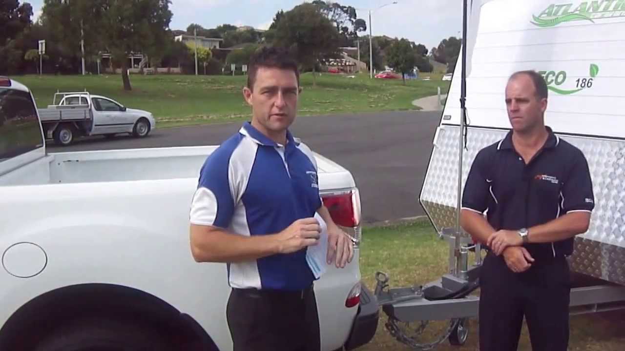 Towing caravan with Mazda BT50 (Warrnambool RV & Caravan