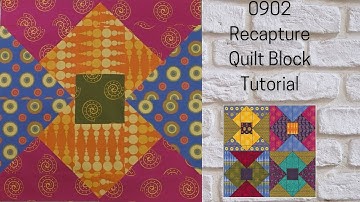 0902 Recapture Free Quilt Block Tutorial | Block of the Day 2023 | Free Quilt Pattern | AccuQuilt