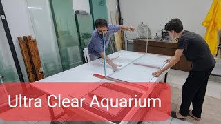 Much Clearer and Beautiful Glass  FULL ULTRA CLEAR SUPER AQUARIUM WITH SUMP #aquarium #fishtank