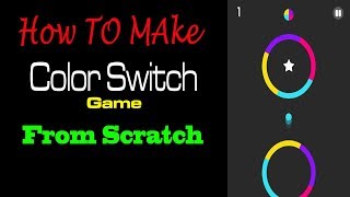 Make a Game ColorSwitch on Unity 3D 🎮 screenshot 2
