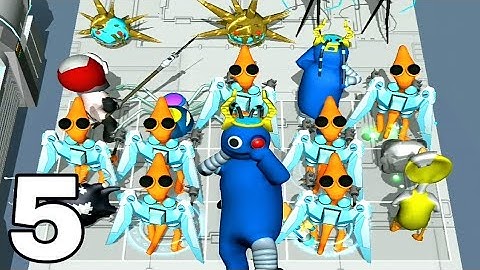 Merge Rainbow Friend 100 Doors - Walkthrough Part 5 Lv 21-26 Blue Boxer - Android ios Gameplay